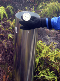 Brian Toll at Geothermal Steam Vent