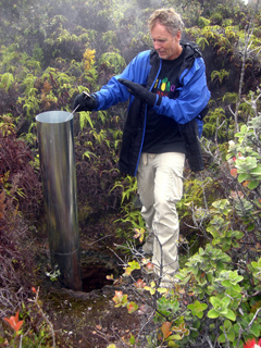 Brian Toll at Geothermal Steam Vent