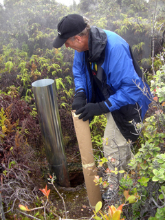 Brian Toll at Geothermal Steam Vent